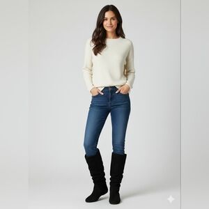 Elegant Black Women's Skinny Boots